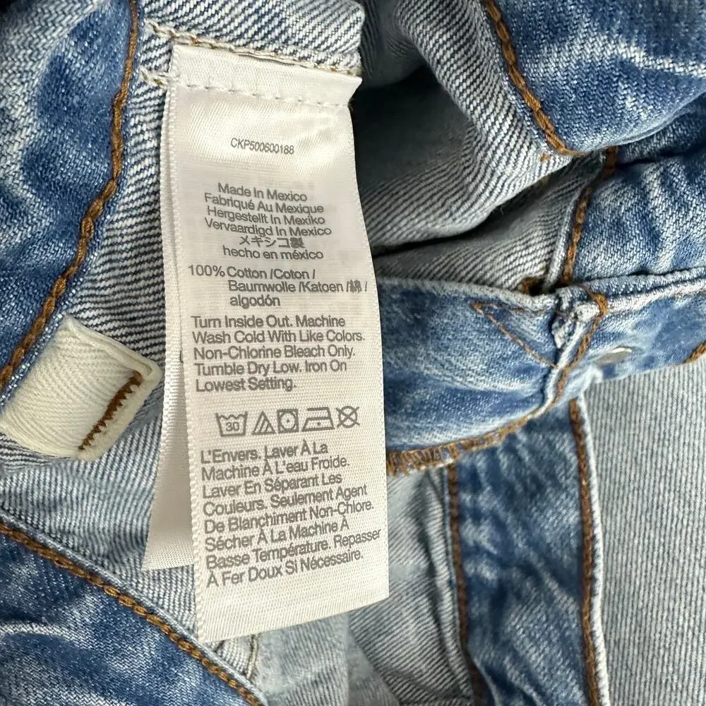 Madewell The Tall Balloon Jean Raebrook Wash Blue High Rise Rigid US 30T NWT